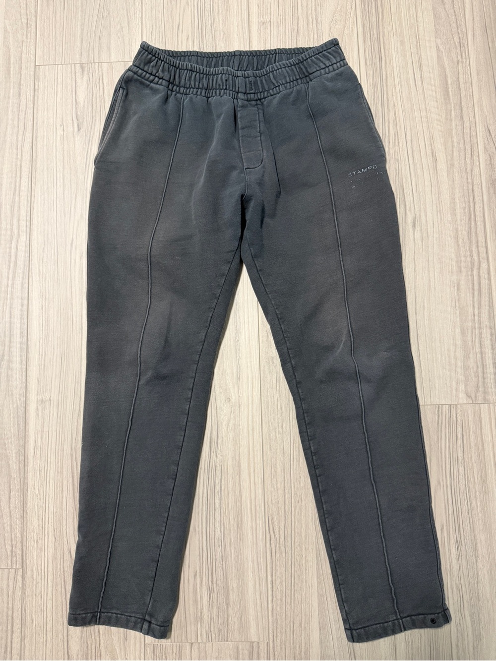 Stampd Dark Charcoal Men's Seam-Front Joggers